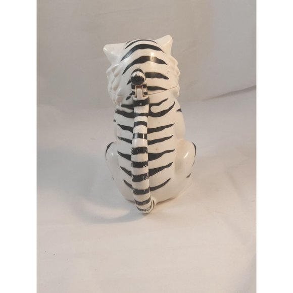 Ringling Bros Barnum & Bailey Circus WHITE TIGER Lidded Stein Mug Cup 2 set - Picture 10 of 12